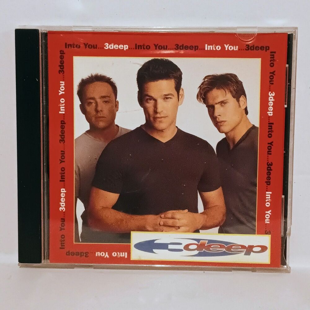 3 Deep ‎Into You Promotional CD Single-2000-All Media-Canadian Boy Band-Y2K